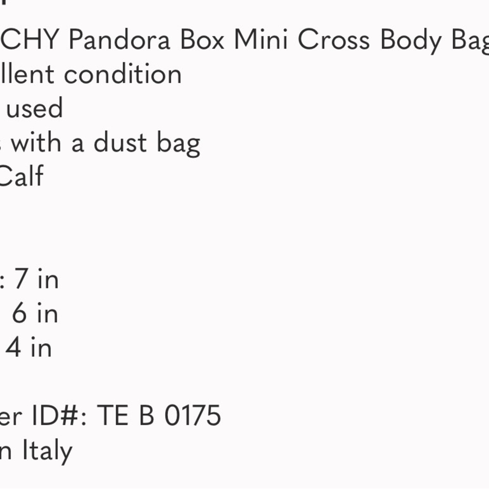 Givenchy Beige Crossbody Bag - Picture 11 of 11